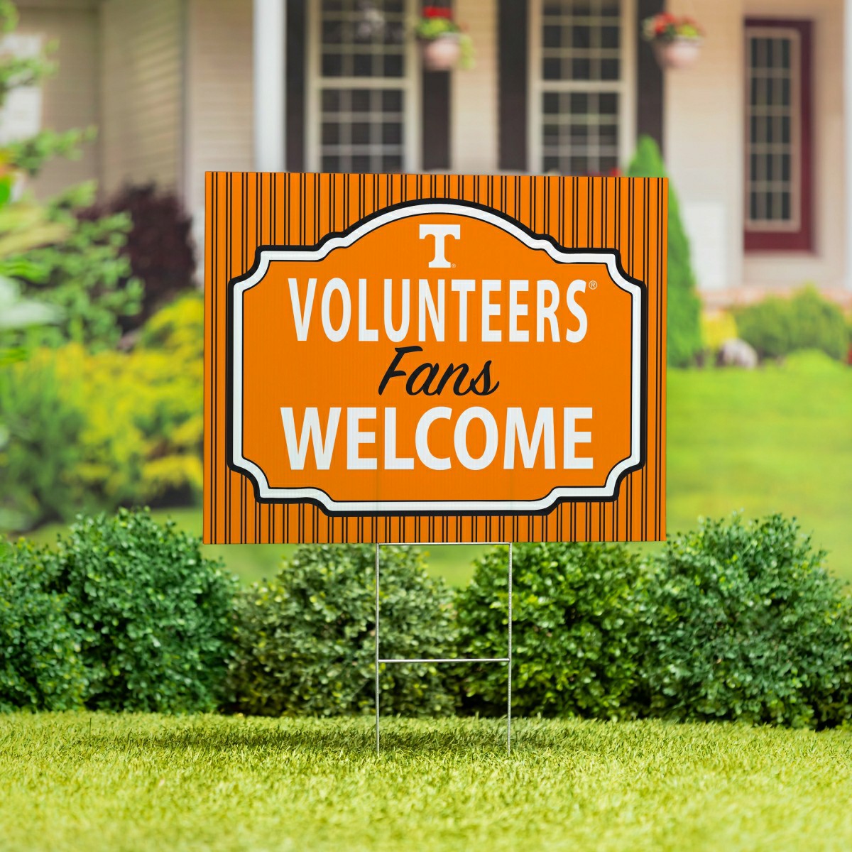 University of Tennessee Coroplast Yard Sign, "Fans Welcome", Collegiate, Home