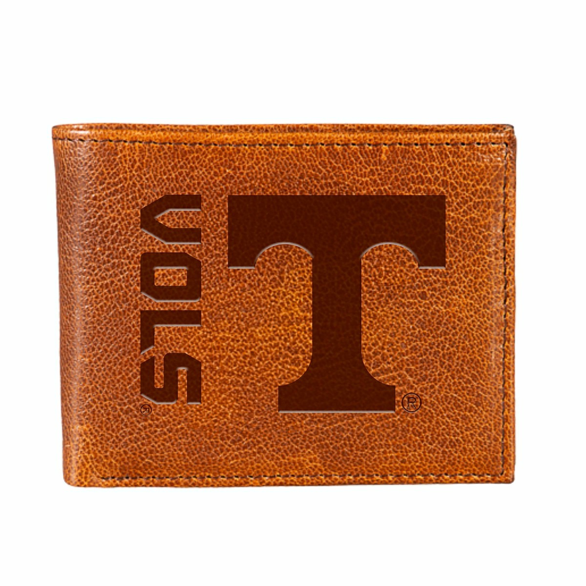 University of Tennessee, Embossed 100% Genuine Tumbled Leather Passcas, Collegiate, Home