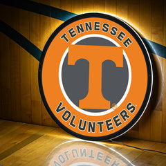 LED Wall Decor, Round, University of Tennessee, Collegiate, Home