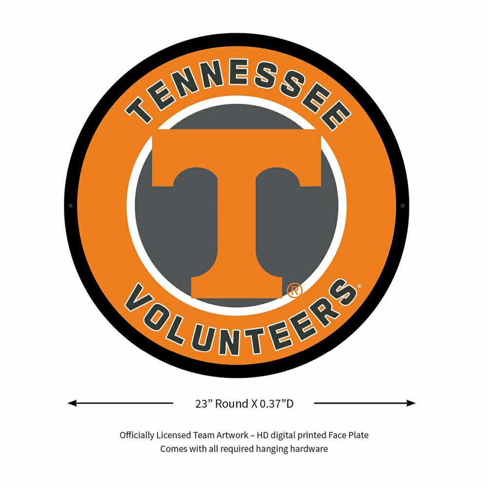 LED Wall Decor, Round, University of Tennessee, Collegiate, Home