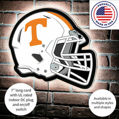 LED Wall Decor, Helmet, University of Tennessee, Collegiate, Home