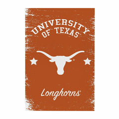 University of Texas Wood Wall Sign, 16x24, Collegiate, Home