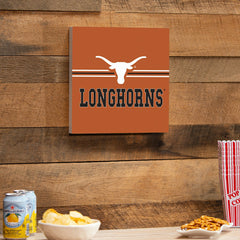 University of Texas Wood Wall Sign, 12x12, Collegiate, Home