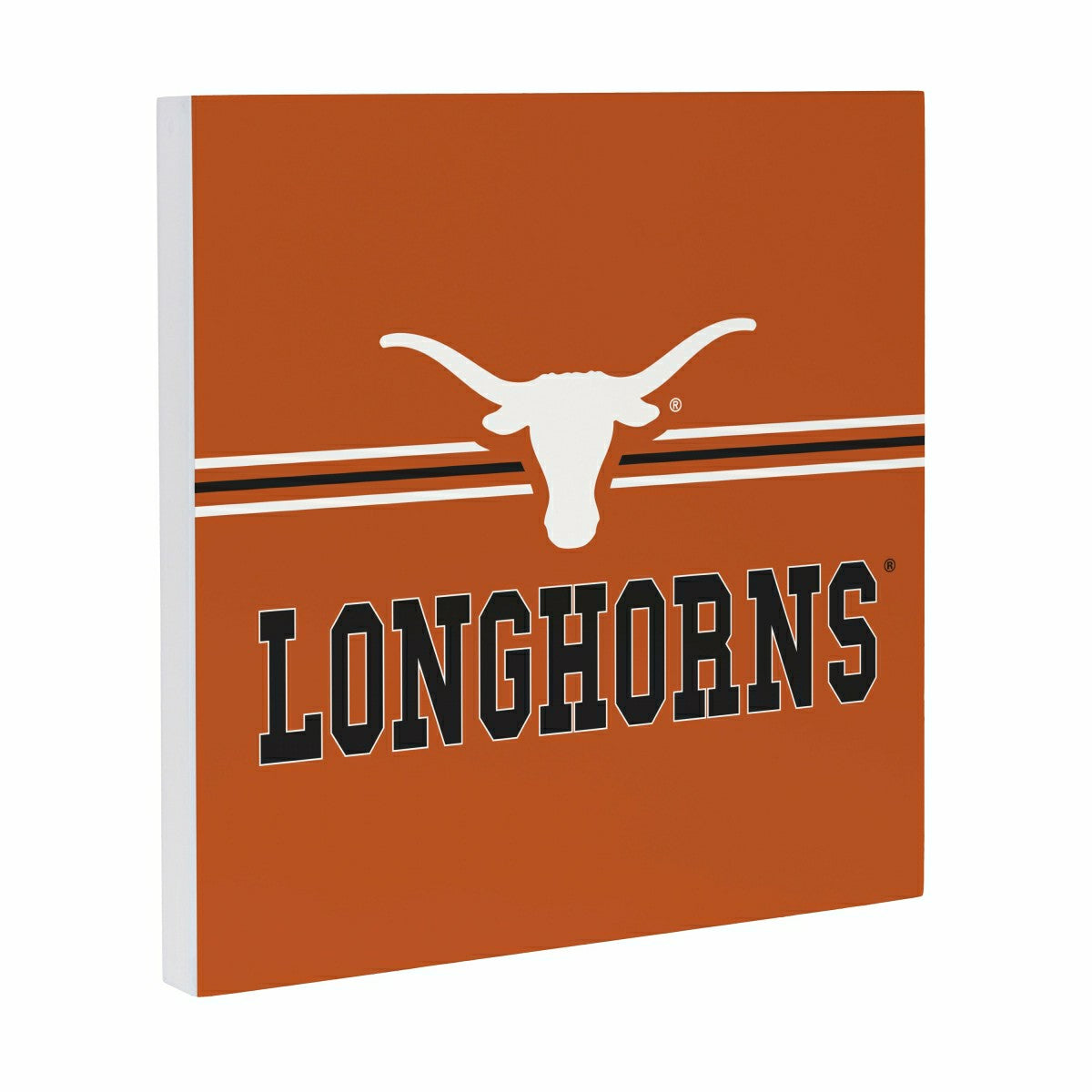 University of Texas Wood Wall Sign, 12x12, Collegiate, Home