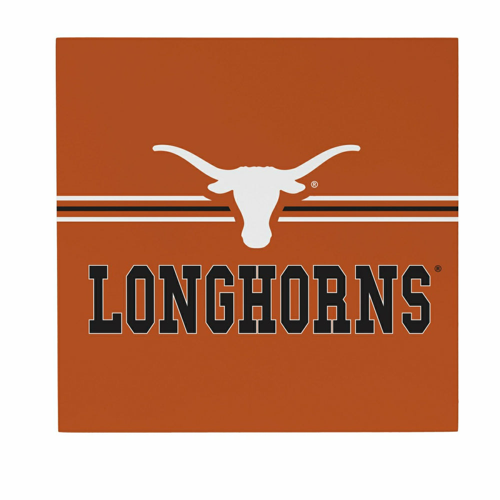 University of Texas Wood Wall Sign, 12x12, Collegiate, Home