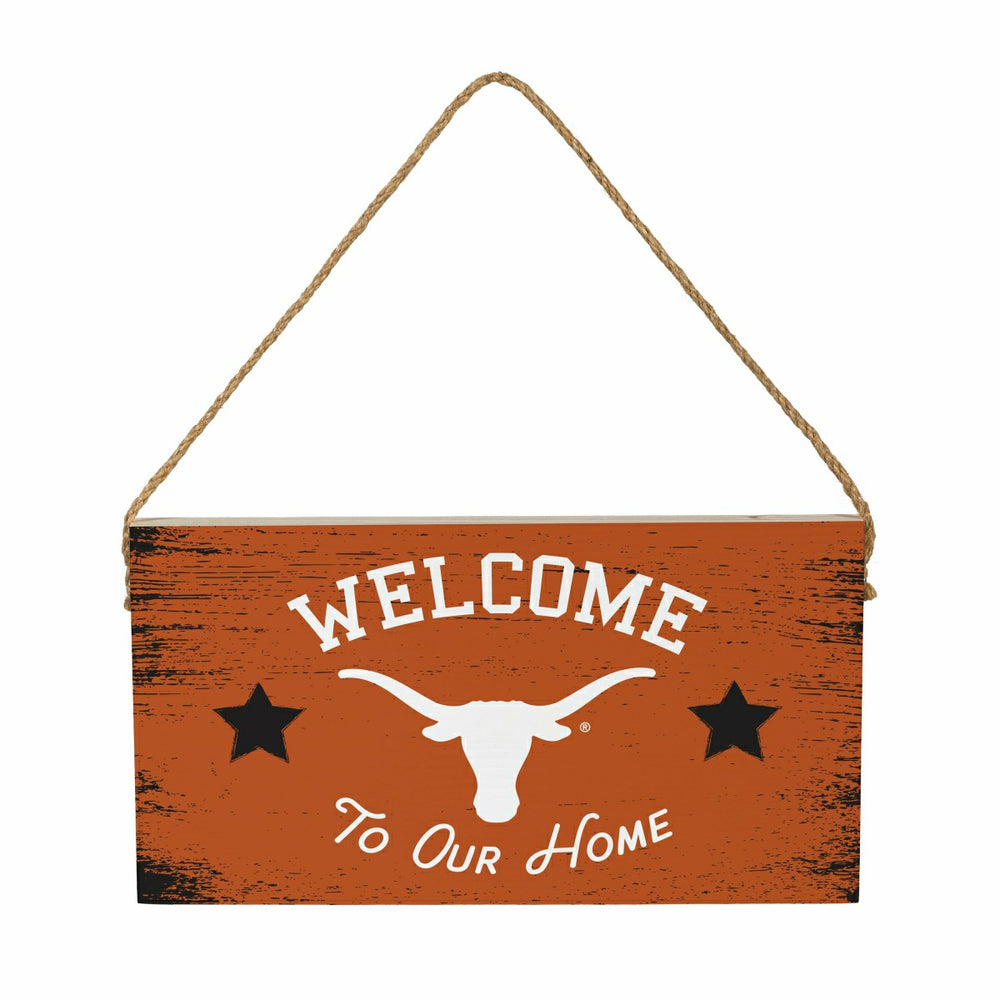 University of Texas Wood Wall Sign, 6x11, Collegiate, Home