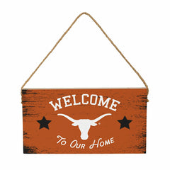 University of Texas Wood Wall Sign, 6x11, Collegiate, Home