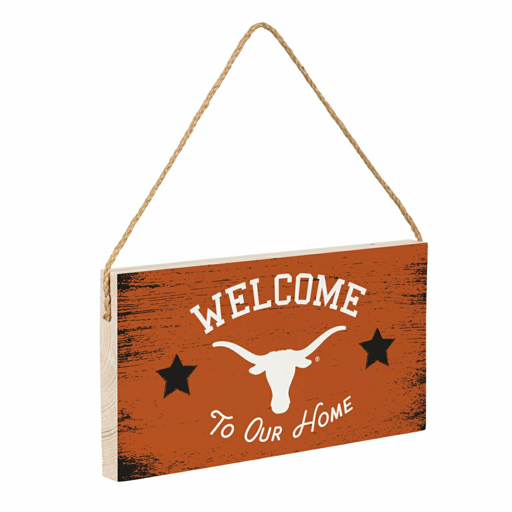 University of Texas Wood Wall Sign, 6x11, Collegiate, Home