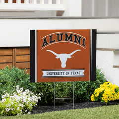 University of Texas Coroplast Yard Sign Alumni, Collegiate, Home