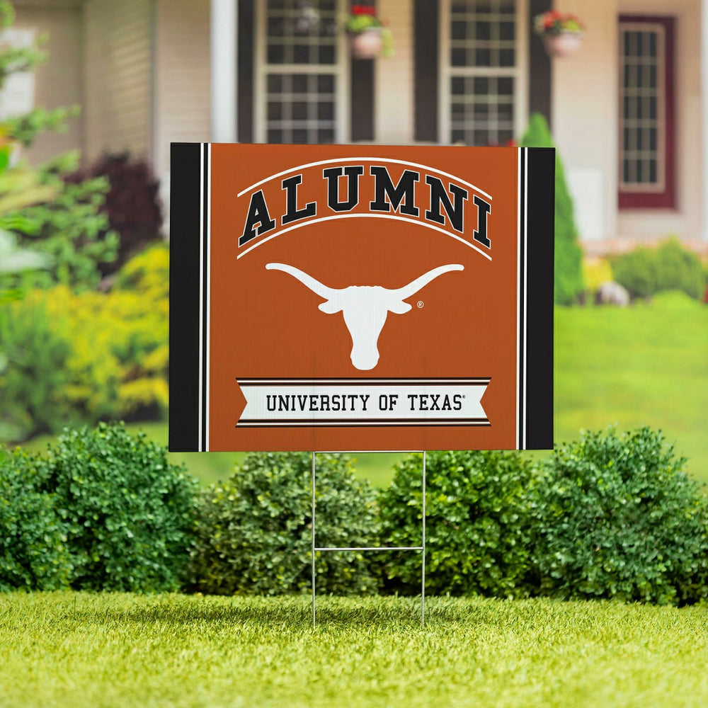 University of Texas Coroplast Yard Sign Alumni, Collegiate, Home