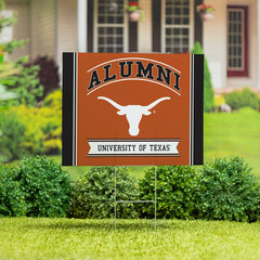 University of Texas Coroplast Yard Sign Alumni, Collegiate, Home