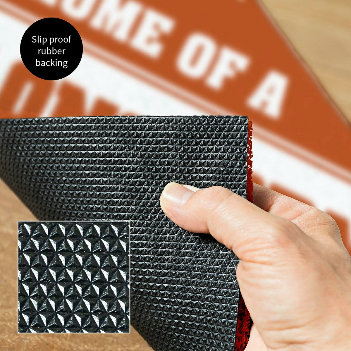 University of Texas, PVC Mat COLOR, Home of a Fan, Collegiate