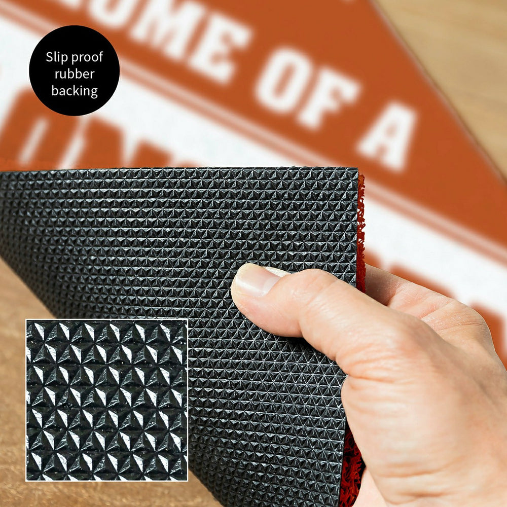 University of Texas, PVC Mat COLOR, Home of a Fan, Collegiate