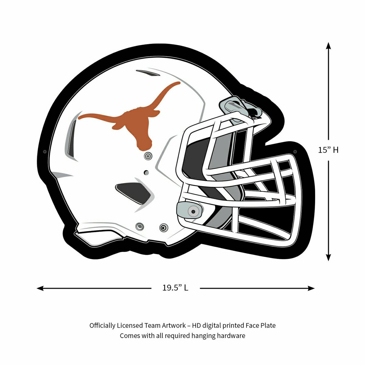 LED Wall Decor, Helmet, University of Texas, Collegiate, Home