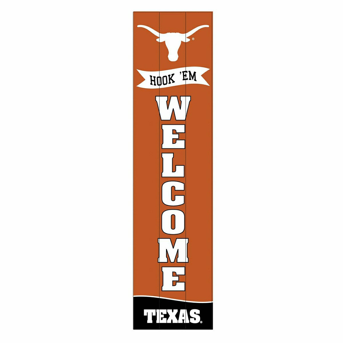 University of Texas Large Single Sided Leaner, 46", Collegiate, Home