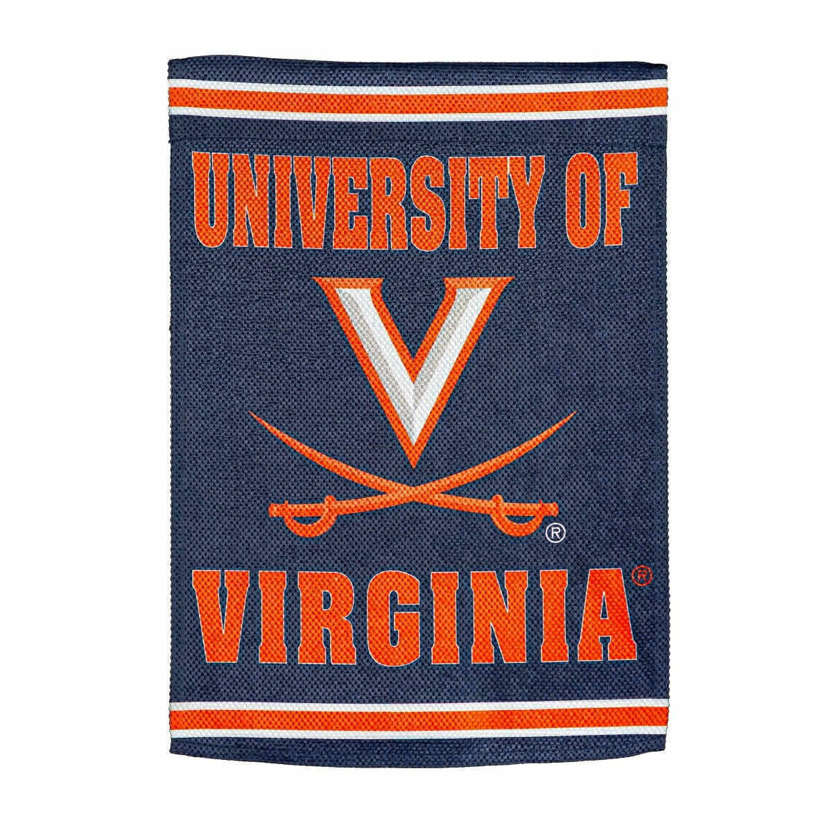 Embossed Suede Flag, GDN Size, University of Virginia, Collegiate, Home