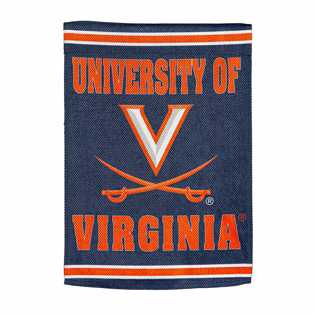 Embossed Suede Flag, GDN Size, University of Virginia, Collegiate, Home