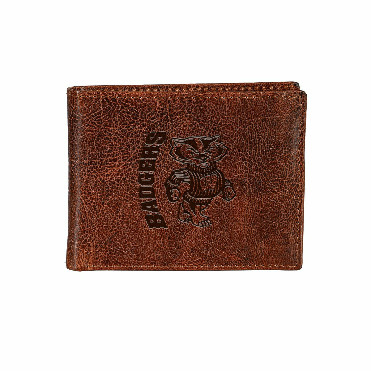 University of Wisconsin-Madison, Embossed Tumbled Leather Passcase Bi-, Collegiate, Home