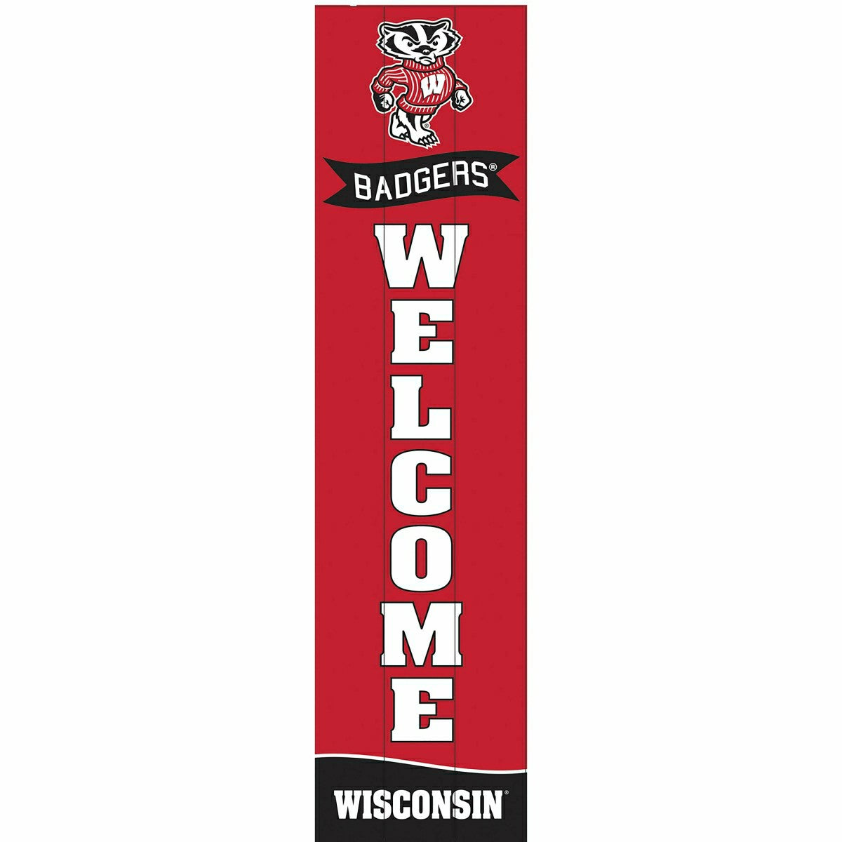 University of Wisconsin-Madison Large Single Sided Leaner, 46", Collegiate, Home