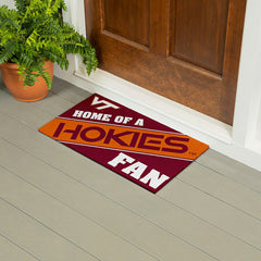 Virginia Tech, PVC Mat COLOR, Home of a Fan, Collegiate