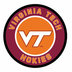LED Wall Decor, Round, Virginia Tech, Collegiate, Home