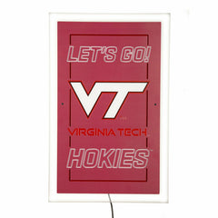 Virginia Tech College Rectangle Neolite LED Decor, Collegiate, Home