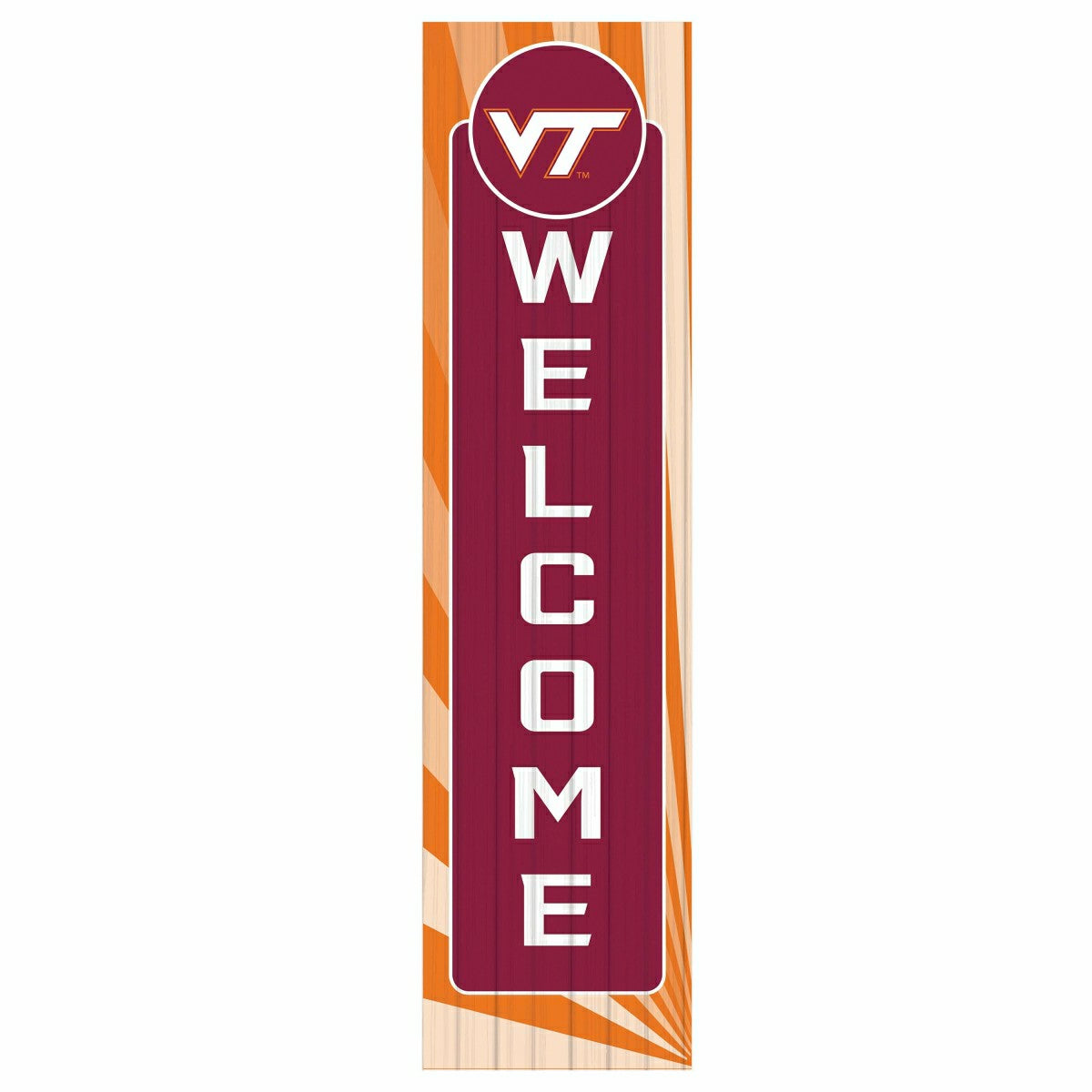 Virginia Tech Summer Seasonal Single Sided Large Leaner, 46", Collegiate, Home