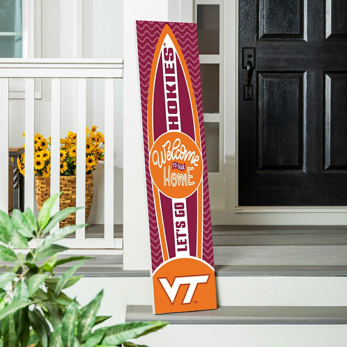 Virginia Tech Summer Seasonal Surfboard ECM Exclusive 47" Single Sided, Collegiate, Home