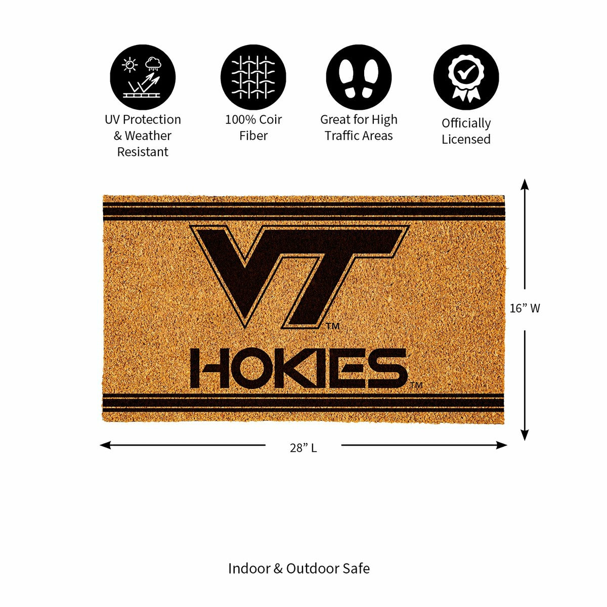 Virginia Tech, Coir Mat 1C, Collegiate