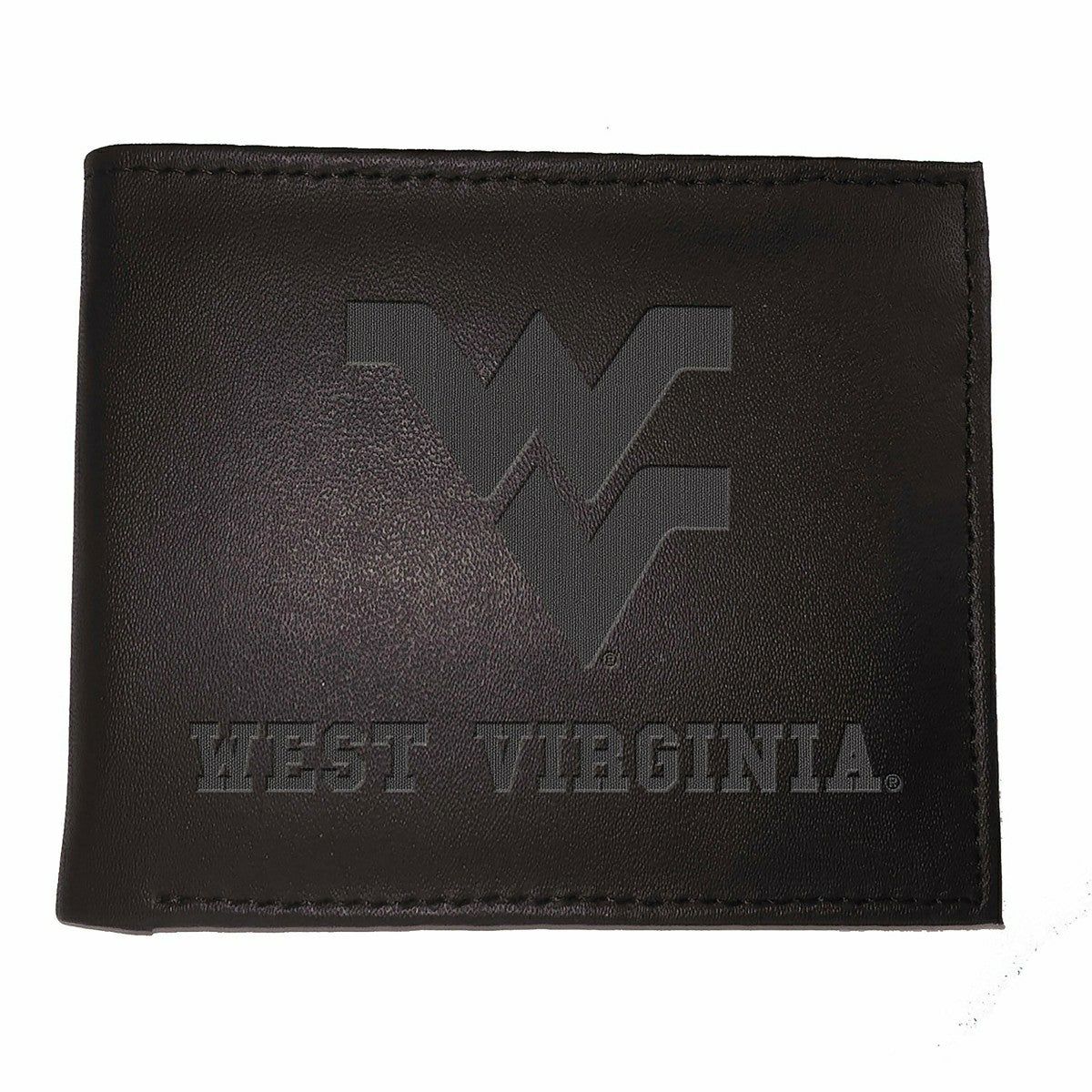 West Virginia University, Bi-Fold Wallet, Black, Collegiate, Home