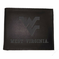 West Virginia University, Bi-Fold Wallet, Black, Collegiate, Home