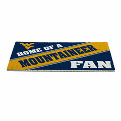 West Virginia University, PVC Mat COLOR, Home of a Fan, Collegiate