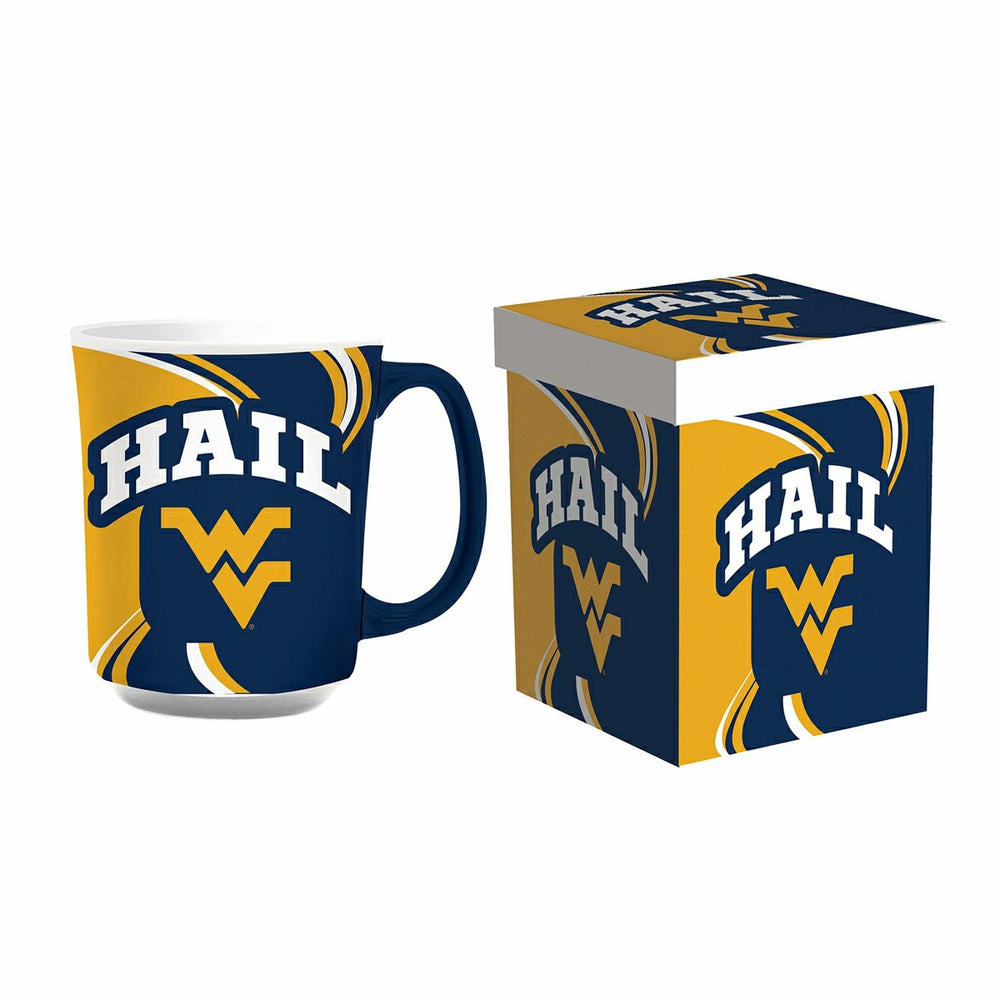 West Virginia University, 14oz Ceramic Cup of Awesome with Matching Bo, Collegiate, Home