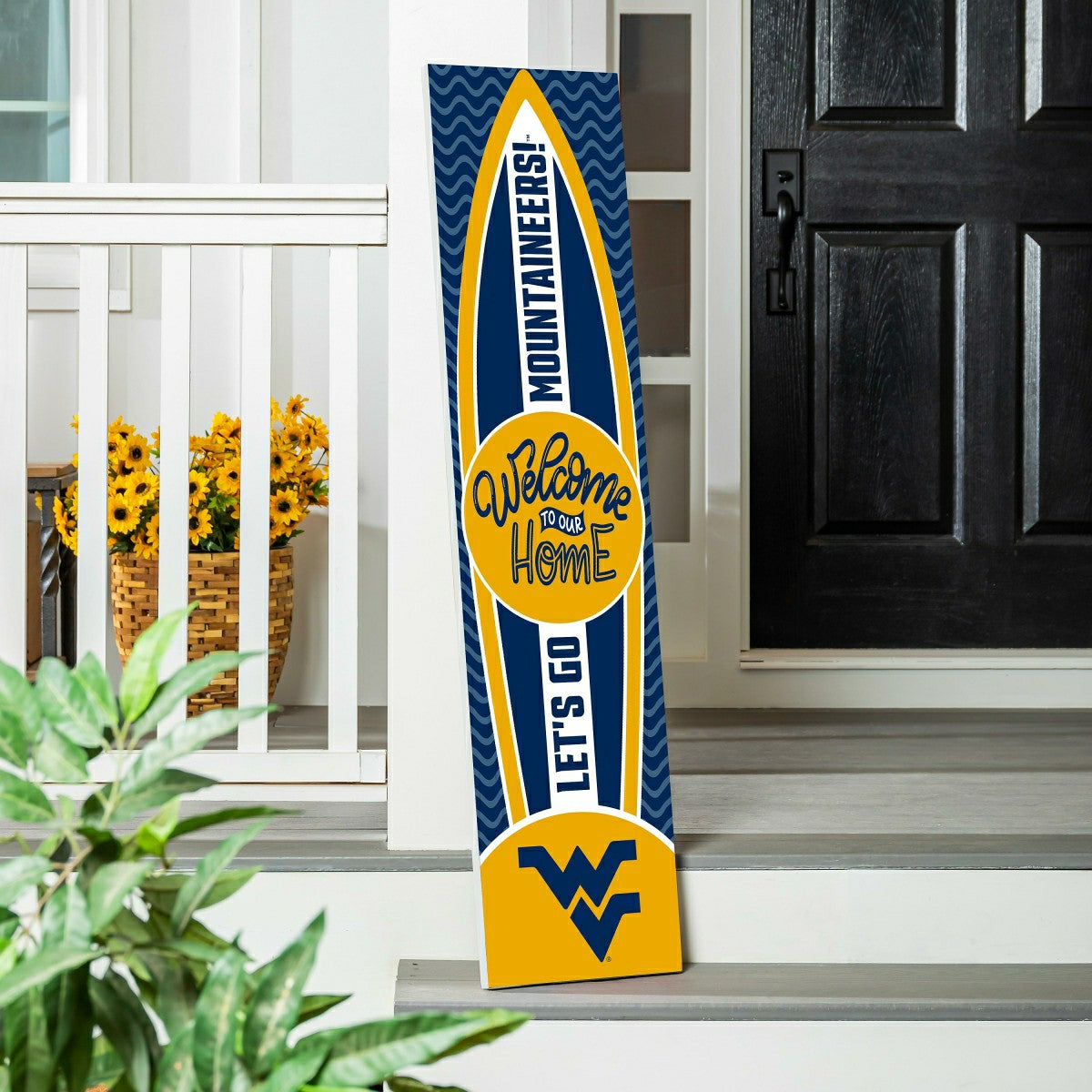 West Virginia University Summer Seasonal Surfboard ECM Exclusive 47" S, Collegiate, Home