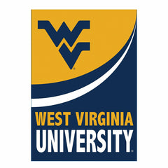 West Virginia University Burlap Flag House Size, Collegiate, Home