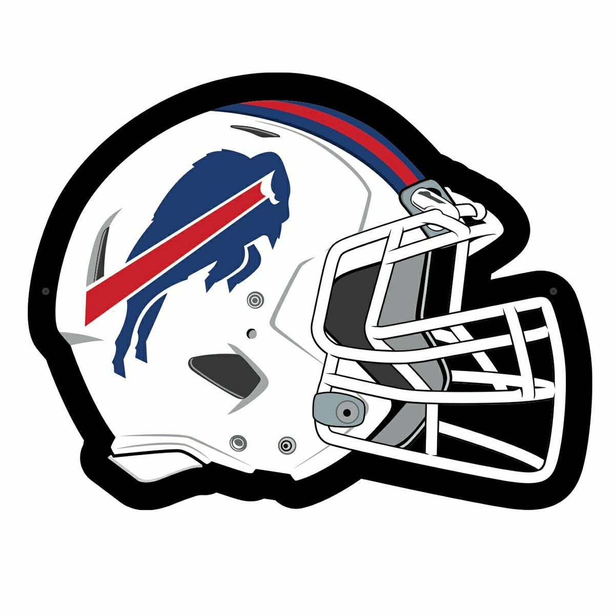 LED Wall Decor, Helmet, Buffalo Bills, NFL, Home