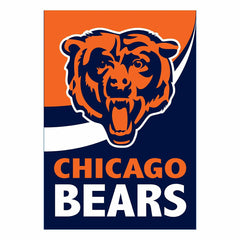Chicago Bears Burlap Flag GDN Size, NFL, Home