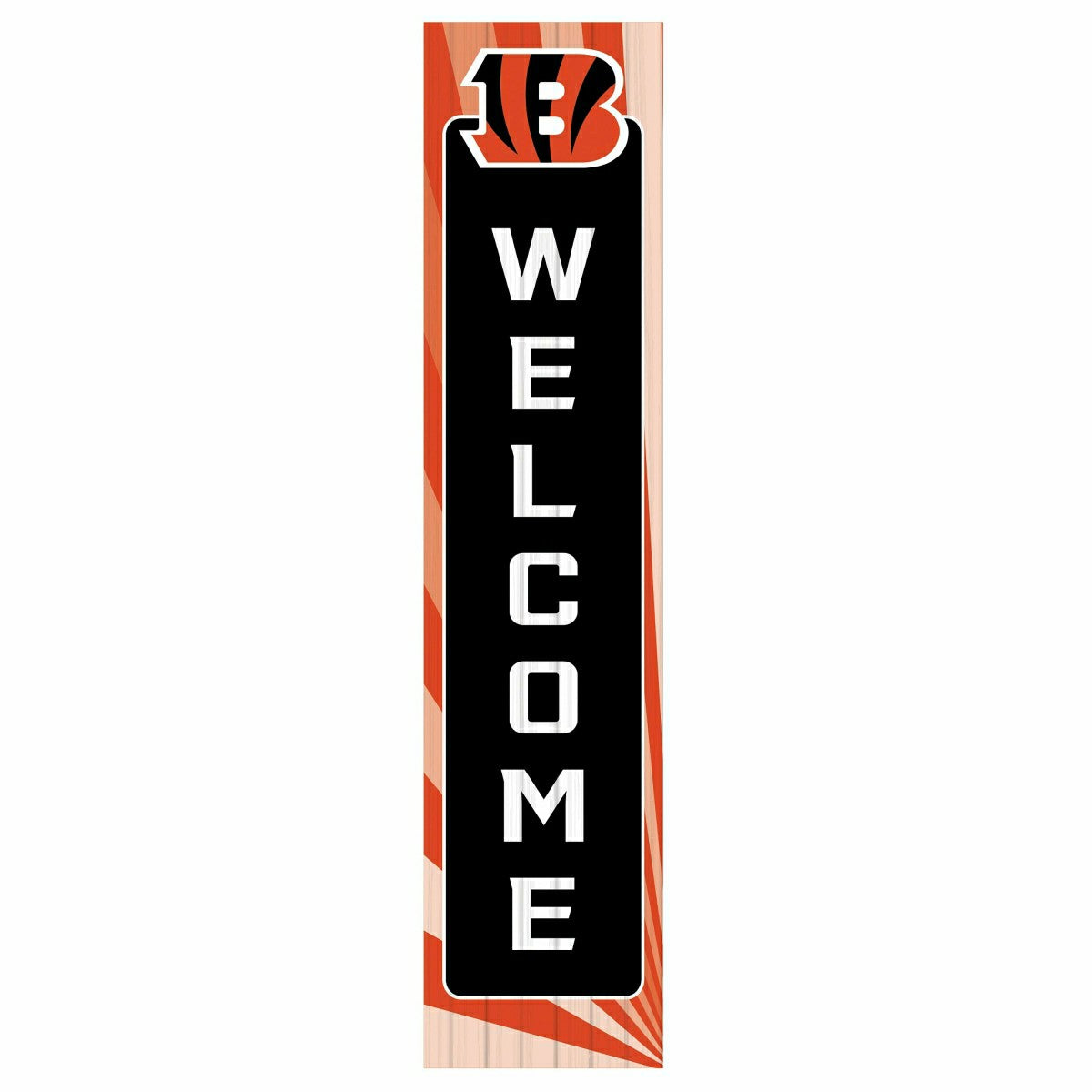 Cincinnati Bengals Summer Seasonal Single Sided Large Leaner, 46", NFL, Home