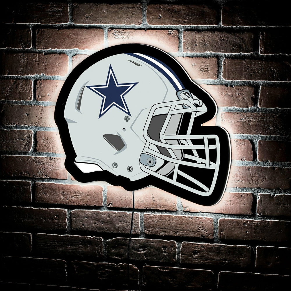 LED Wall Decor, Helmet, Dallas Cowboys, NFL, Home