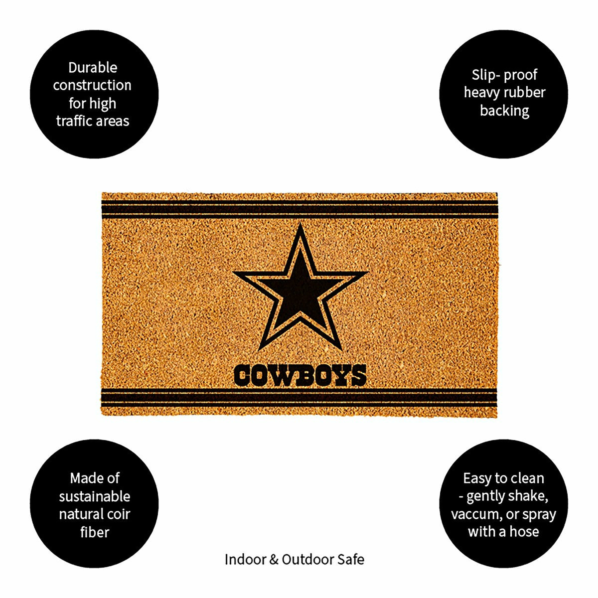Dallas Cowboys, Coir Mat 1C, NFL