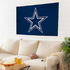 Dallas Cowboys Single Sided Estate Flag with 2 Grommets, 3'x5', NFL, Home