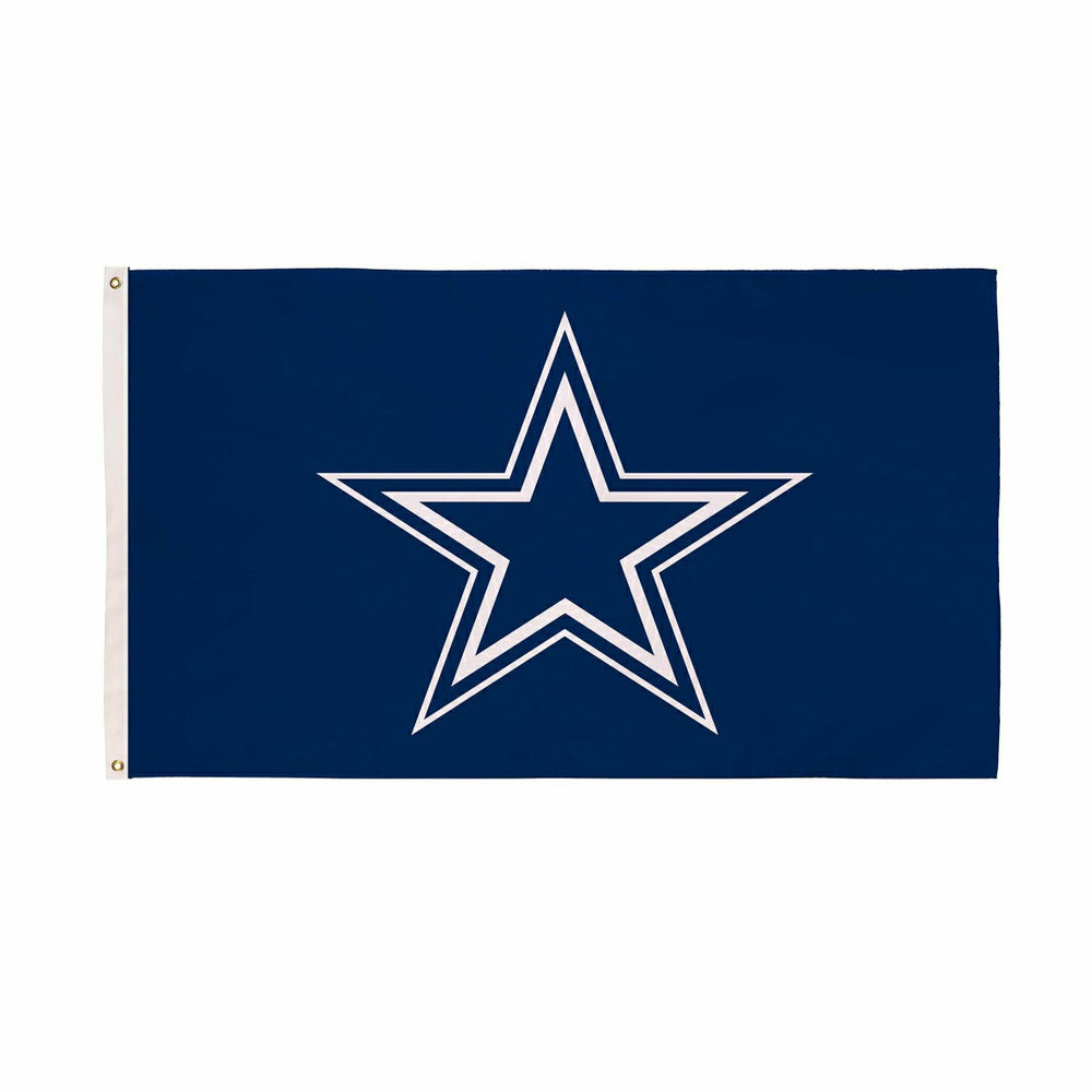 Dallas Cowboys Single Sided Estate Flag with 2 Grommets, 3'x5', NFL, Home