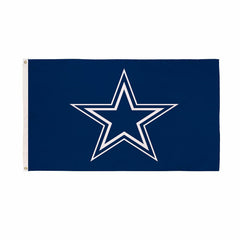 Dallas Cowboys Single Sided Estate Flag with 2 Grommets, 3'x5', NFL, Home