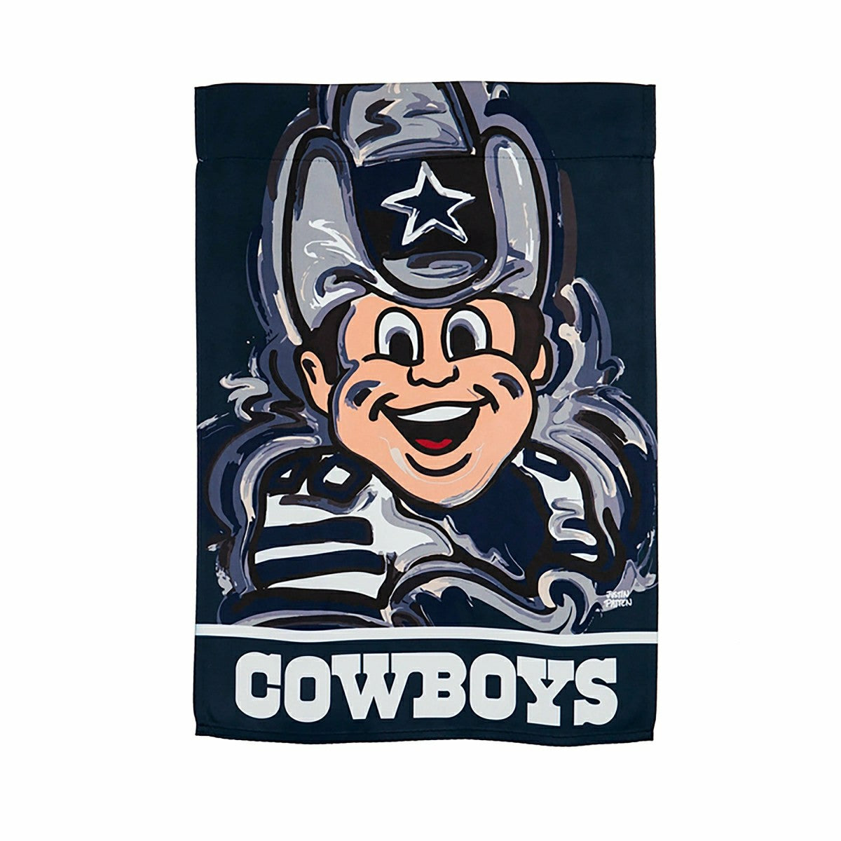 Dallas Cowboys Justin Patten Suede Garden Flag, NFL, Home
