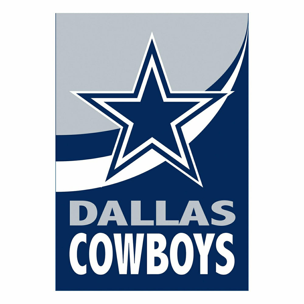 Dallas Cowboys Burlap Flag GDN Size, NFL, Home