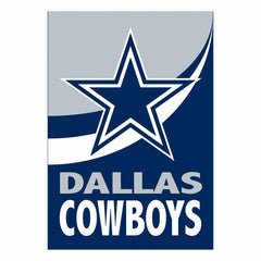 Dallas Cowboys Burlap House Flag, NFL, Home