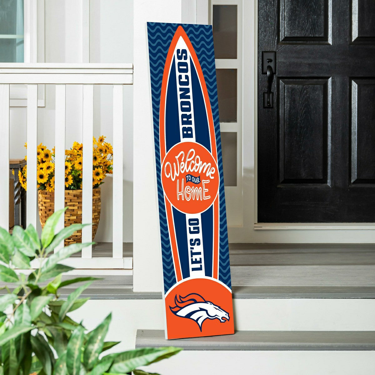 Denver Broncos Summer Seasonal Surfboard ECM Exclusive 47" Single Side, NFL, Home