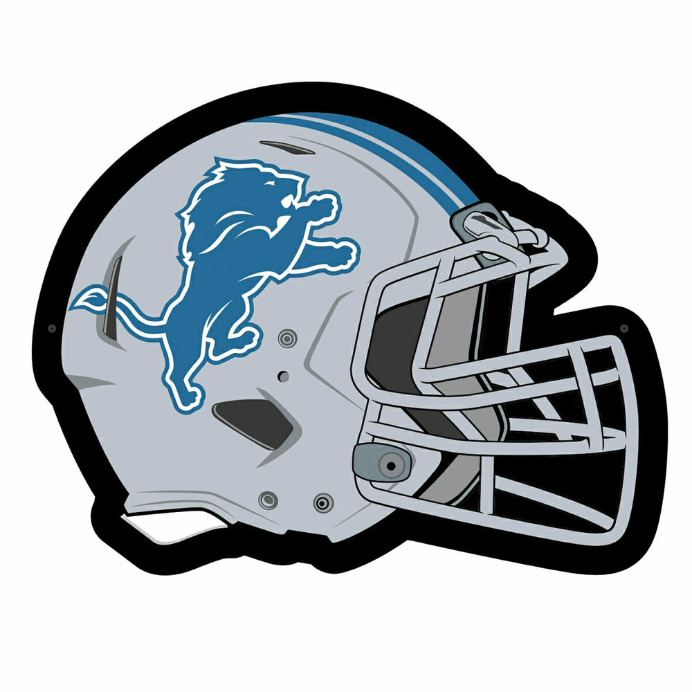 LED Wall Decor, Helmet, Detroit Lions, NFL, Home