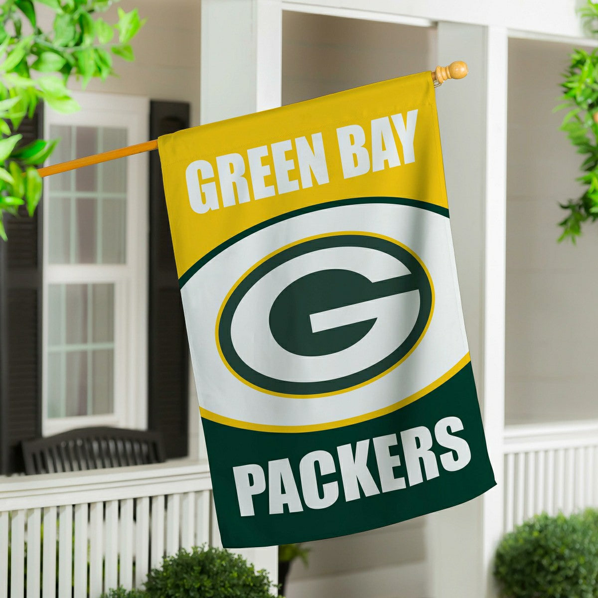 Green Bay Packers Suede House Flag, NFL