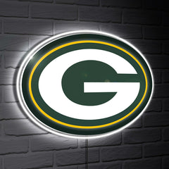 Green Bay Packers LED Wall Decor, Glazelite, Logo, NFL, Home